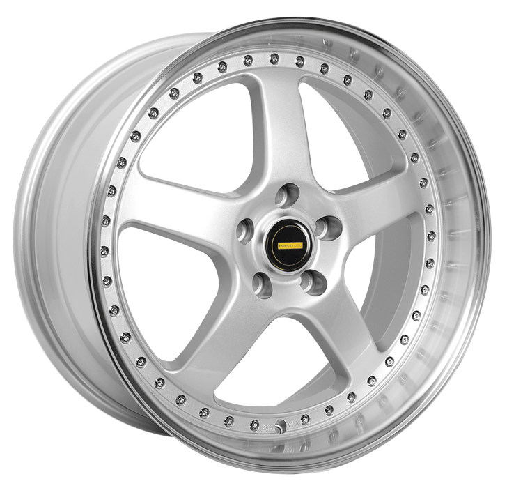 FA-5 SILVER MACHINED LIP 17X7.5 5/120