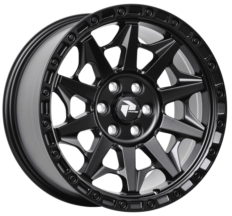 CARTEL SATIN BLACK 17X8.5 6/139.7 20P 106.1 CB