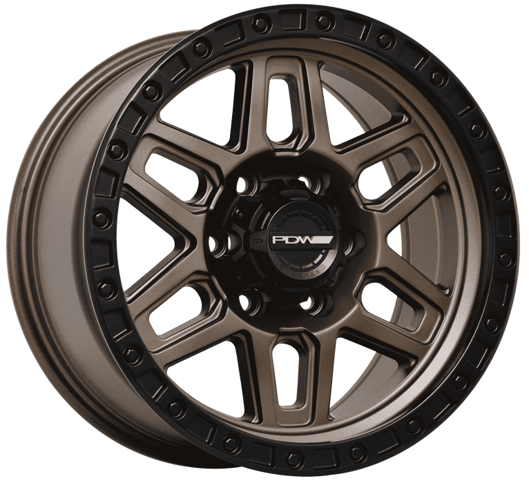 WARRIOR BRONZE BLACK LIP 17X9 6/139.7 25P 106.1 CB