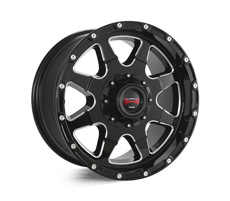 Simmons MAX T12 BKA GLOSS BLACK MILLING 17X9 5/120 65.1 CB