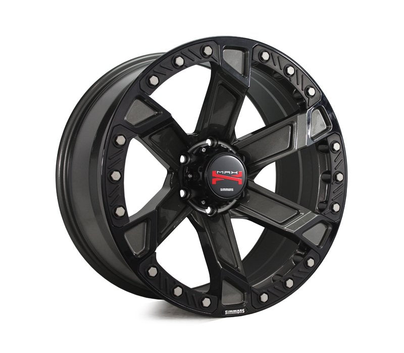 Simmons MAX X05 DCFOY GLOSS BLACK MB PLATE 20X9.5 6/139.7 106.1 CB
