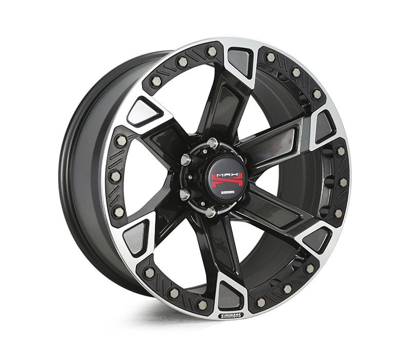 Simmons MAX X05 HDFOY HYPER DARK MATTE PLATE 20X9.5 6/139.7 106.1 CB