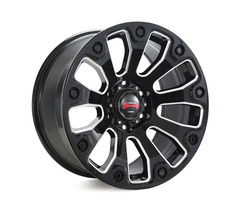 Simmons MAX X09 BKWA BLACK MILLING 17X9 6/139.7 106.1 CB