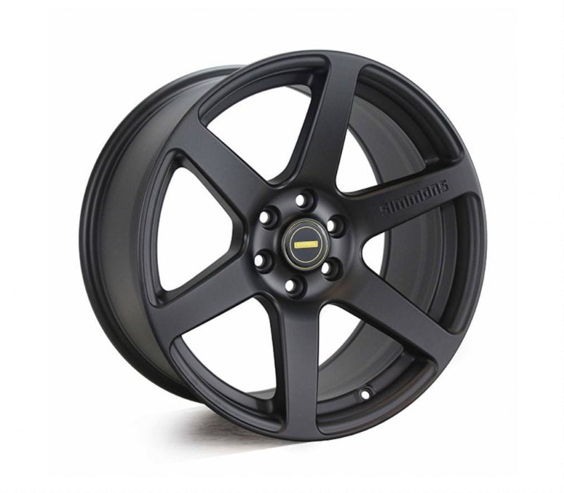 Simmons S6 Matte Black NCT MATTE BLACK 18X9 6/114.3 66.1 CB