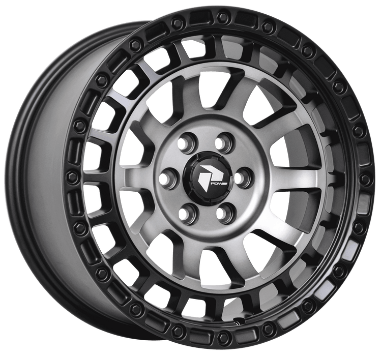 STRYKER DARK TINT TOUGH BLACK 18X9 6/139.7 35P 106.1 CB