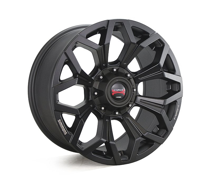 Simmons MAX X11 MBW MATTE BLACK 17X9 5/120 65.1 CB