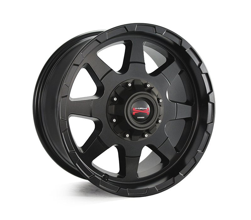 Simmons MAX T12 MK MATTE BLACK 17X9 6/139.7 106.1 CB