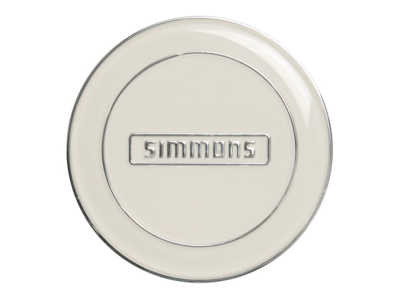 Simmons Silver White Cap